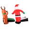 Airflowz Inflatable Santa & Reindeer Playing Cornhole